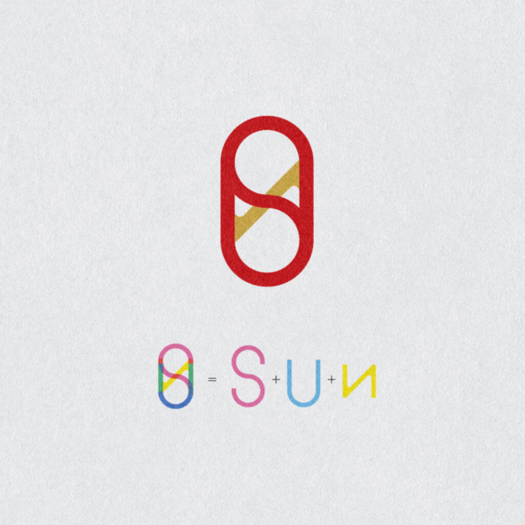 ブーランジェリーサン BOULANGERIE SUN パン屋　店舗デザイン ロゴデザイン　デザイン ロゴ　看板